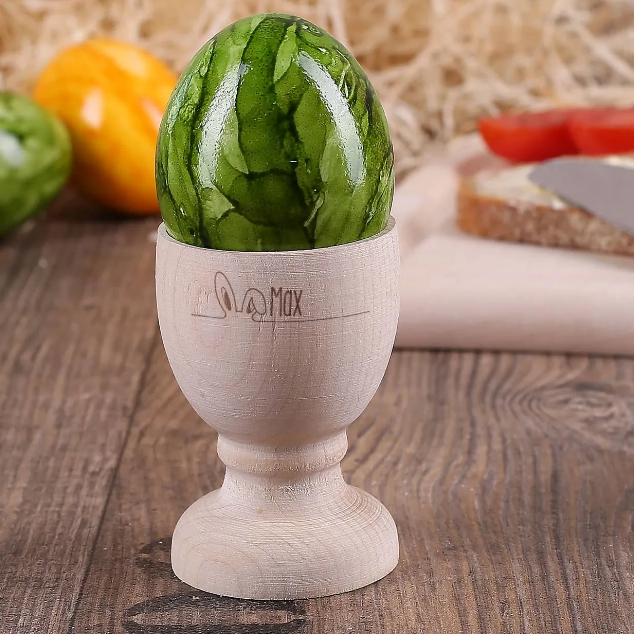 Oster Eierbecher mit Namensgravur und Hasenohren