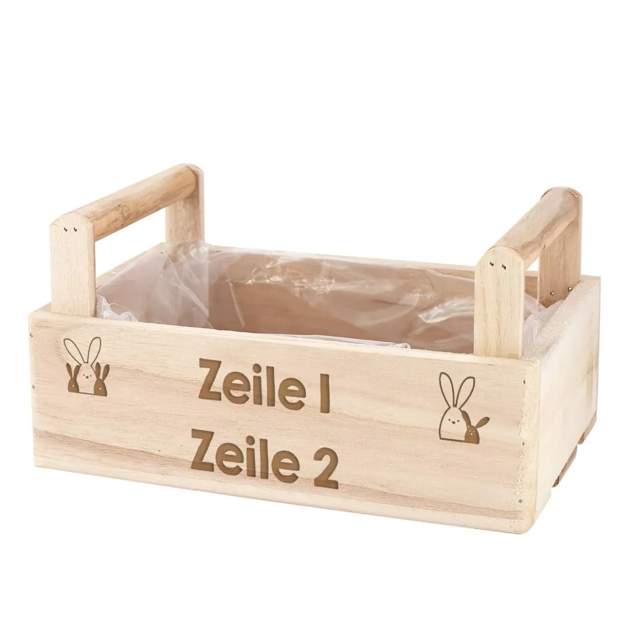 Osterkorb mit Gravur für ihre Ostergeschenke