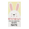 Osterschokolade mit Hase und Name