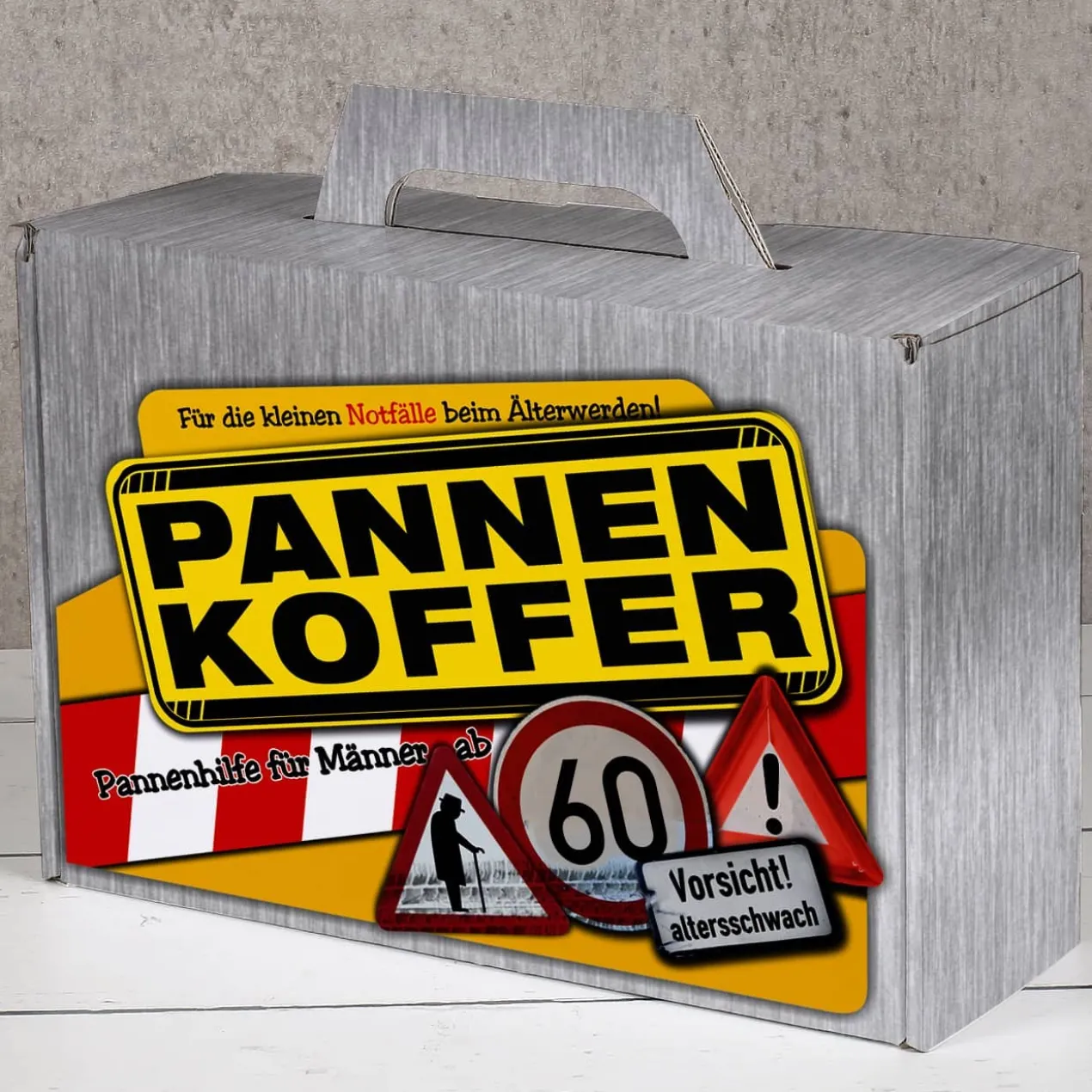 Pannenkoffer für den Mann ab 60
