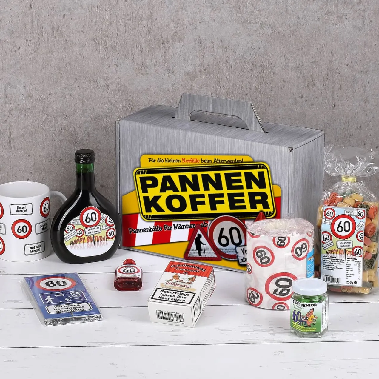 Pannenkoffer für den Mann ab 60