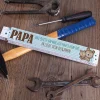 Papa, das Beste an mir, ich hab's von Dir - Zollstock mit Ihrem Wunschtext zum Vatertag
