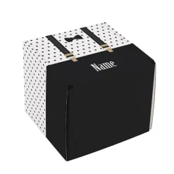 Pappbox für kleine Geschenke mit Ihrem Wunschnamen
