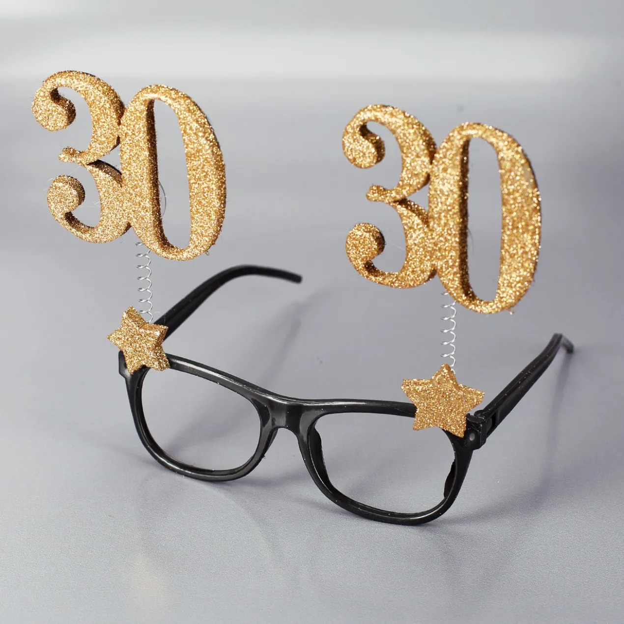 Party-Brille mit goldenen Zahlen - 30