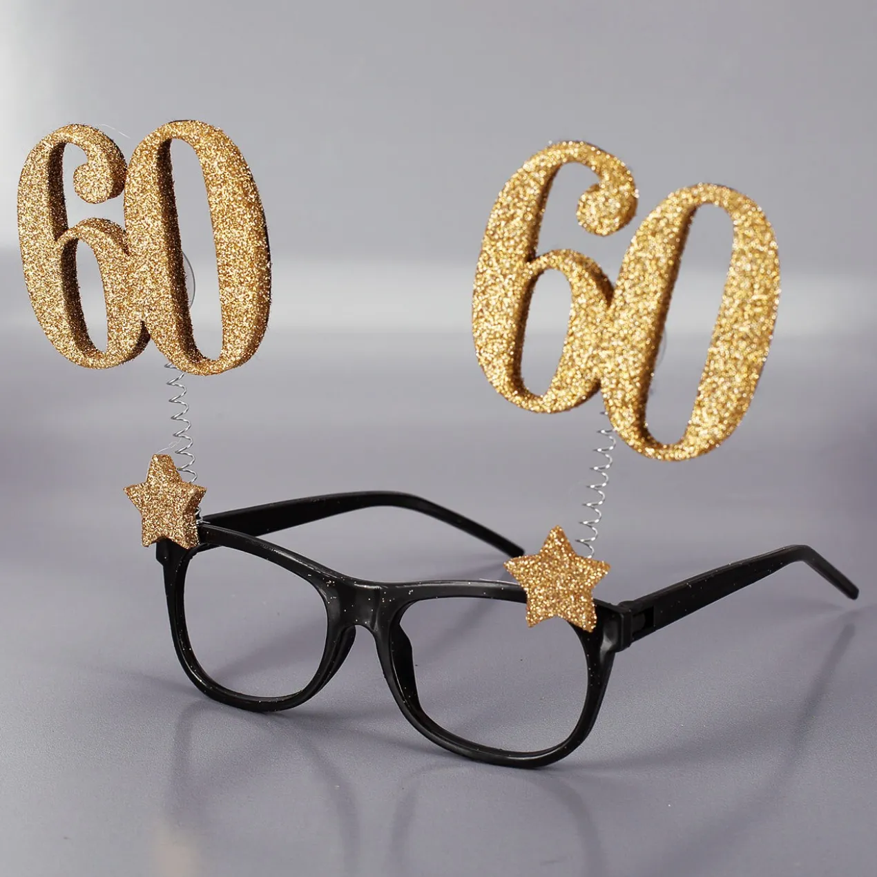 Party-Brille mit goldenen Zahlen - 60