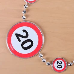 Partykette Verkehrszeichen 20
