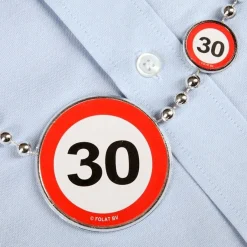 Partykette Verkehrszeichen 30