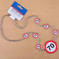 Partykette Verkehrszeichen 70