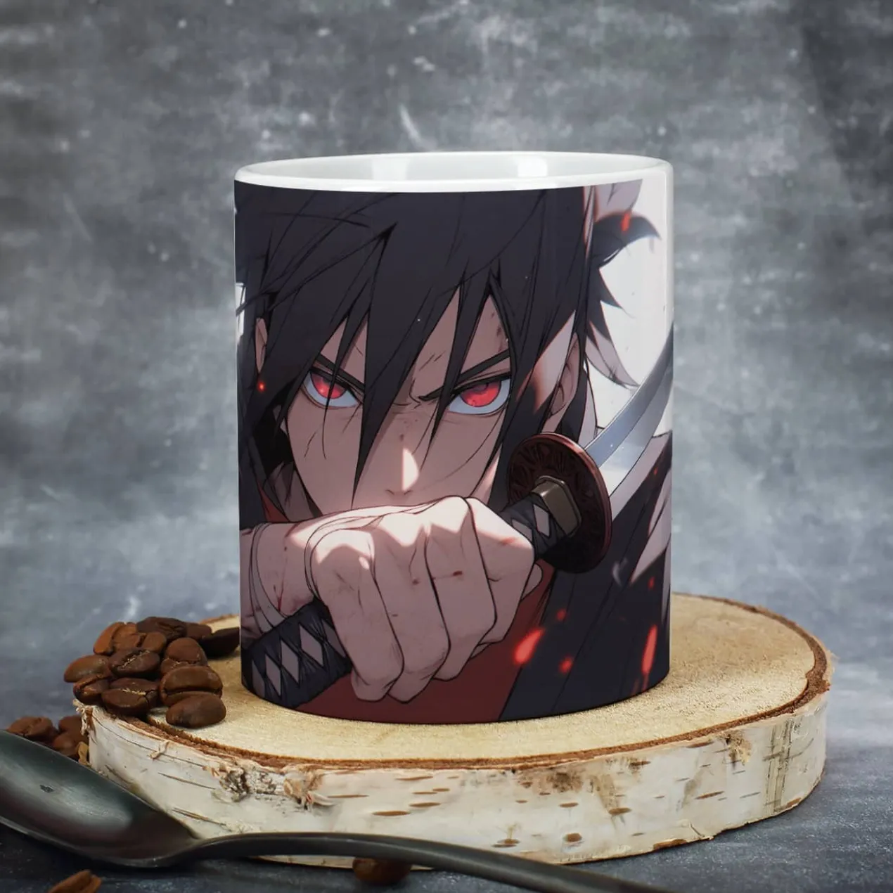 Persönliche Anime-Tasse mit Lieblingsfigur und Wunschname