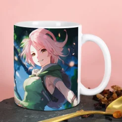 Persönliche Anime-Tasse mit Lieblingsfigur und Wunschname