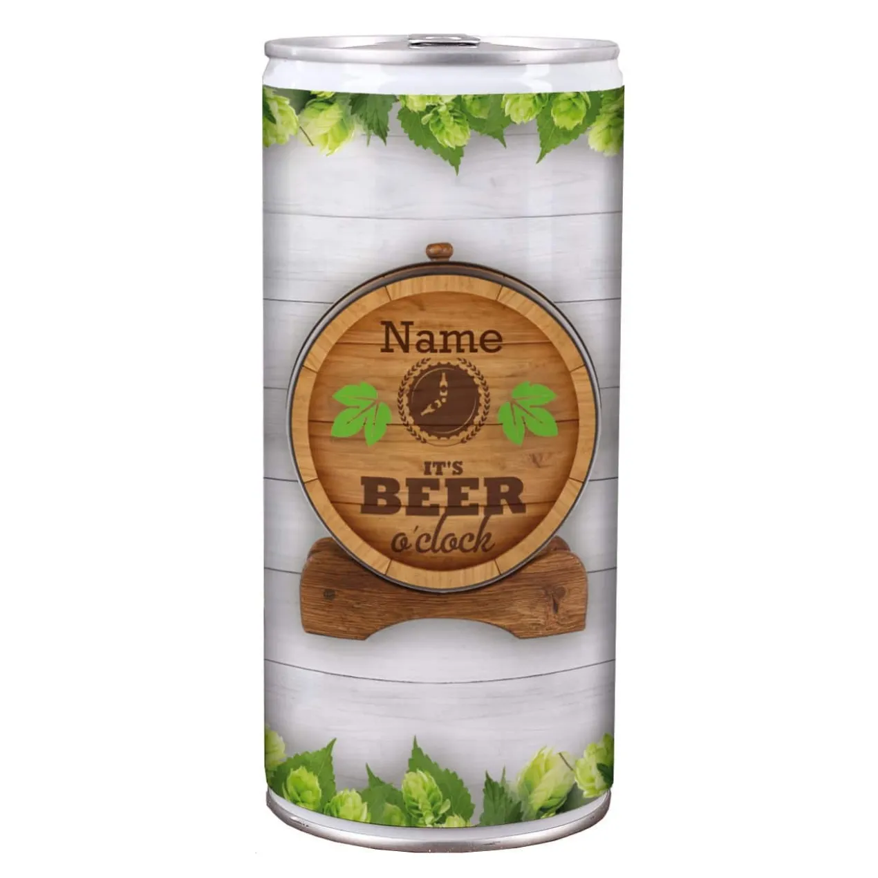 persönliche 1 L Bierdose mit Wunschname - it's beer o'clock