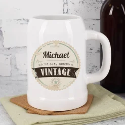 persönlicher Bierkrug - Nicht alt, sondern vintage!