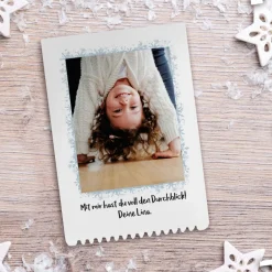 Persönlicher Eiskratzer mit Ihrem Foto und Wunschtext