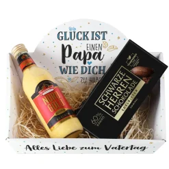 Persönlicher Geschenkkorb für den besten Papa - mit verschiedenen Füllungen