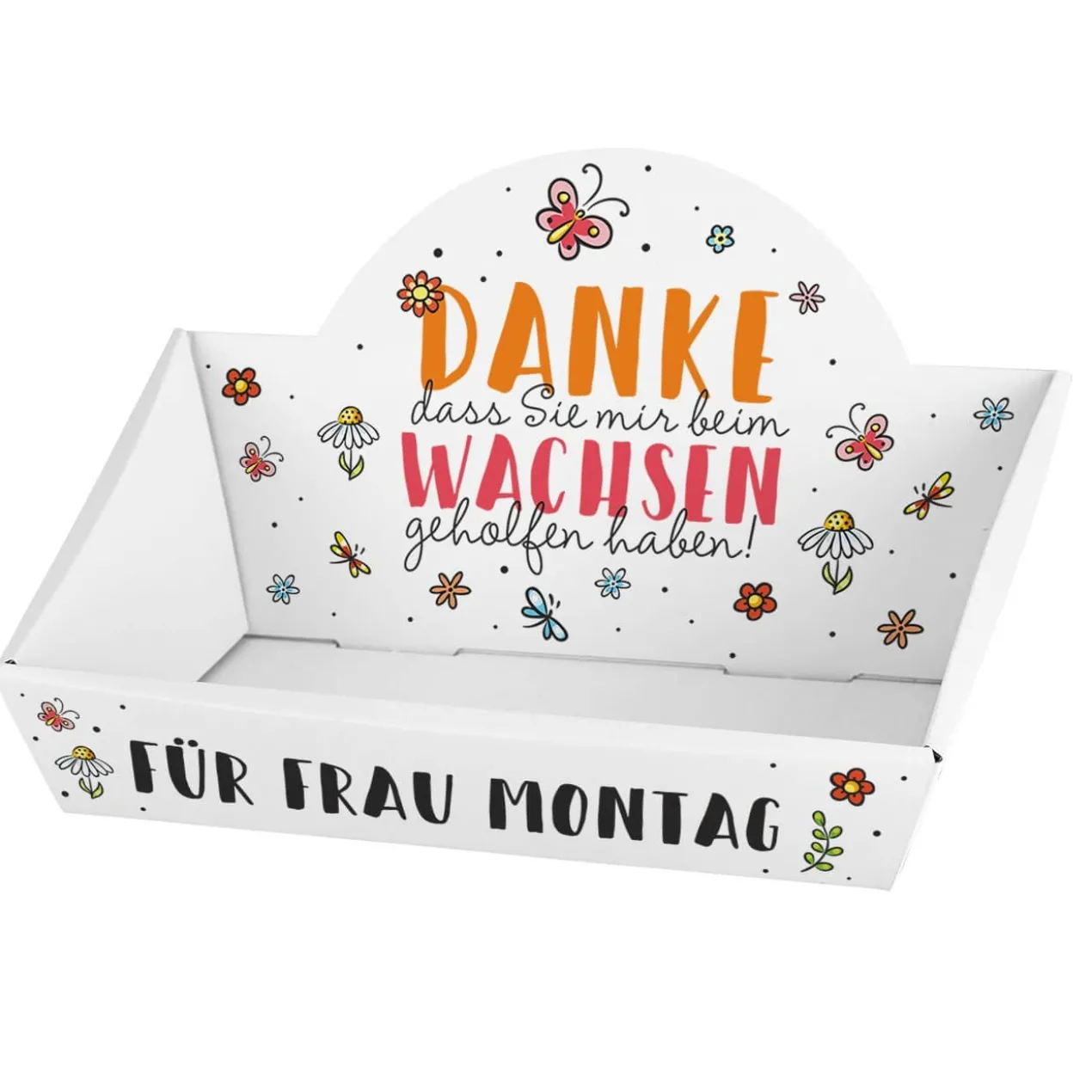Persönlicher Geschenkkorb für Erzieher oder Lehrer