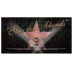 Persönlicher XXL Banner - Star des Abends