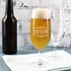 Persönliches Bierglas mit Ihrem Namen eingraviert