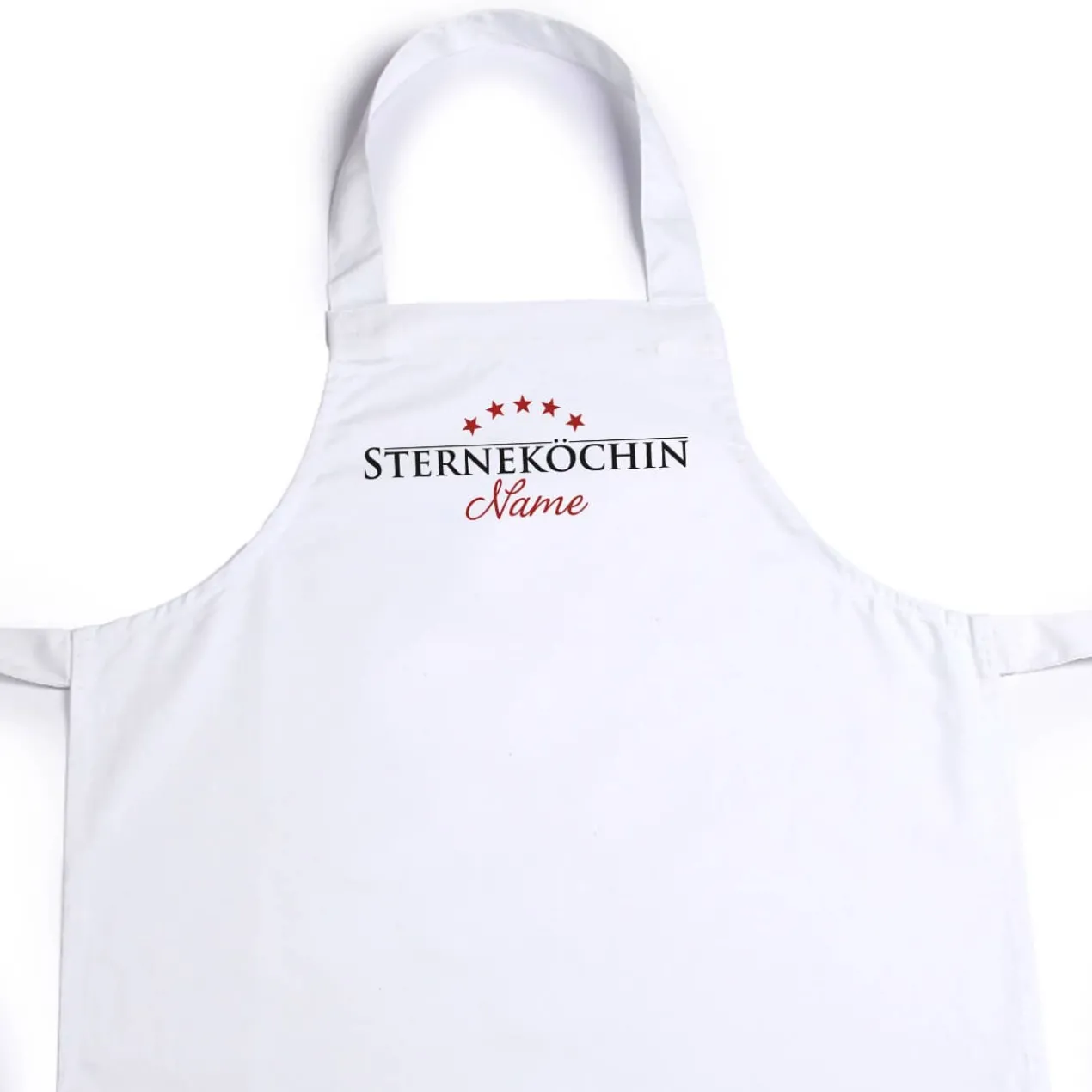 Persönliche Schürze für die Sterneköchin