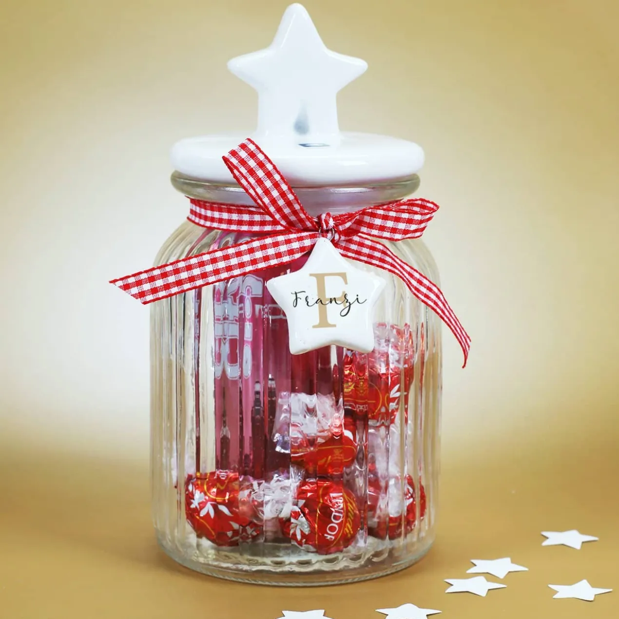 Persönliches Geschenkset für Frauen in hübscher Glasdose