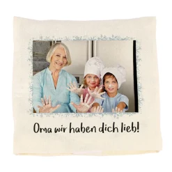 Persönliches Kirschkernkissen mit Ihrem Foto bedruckt