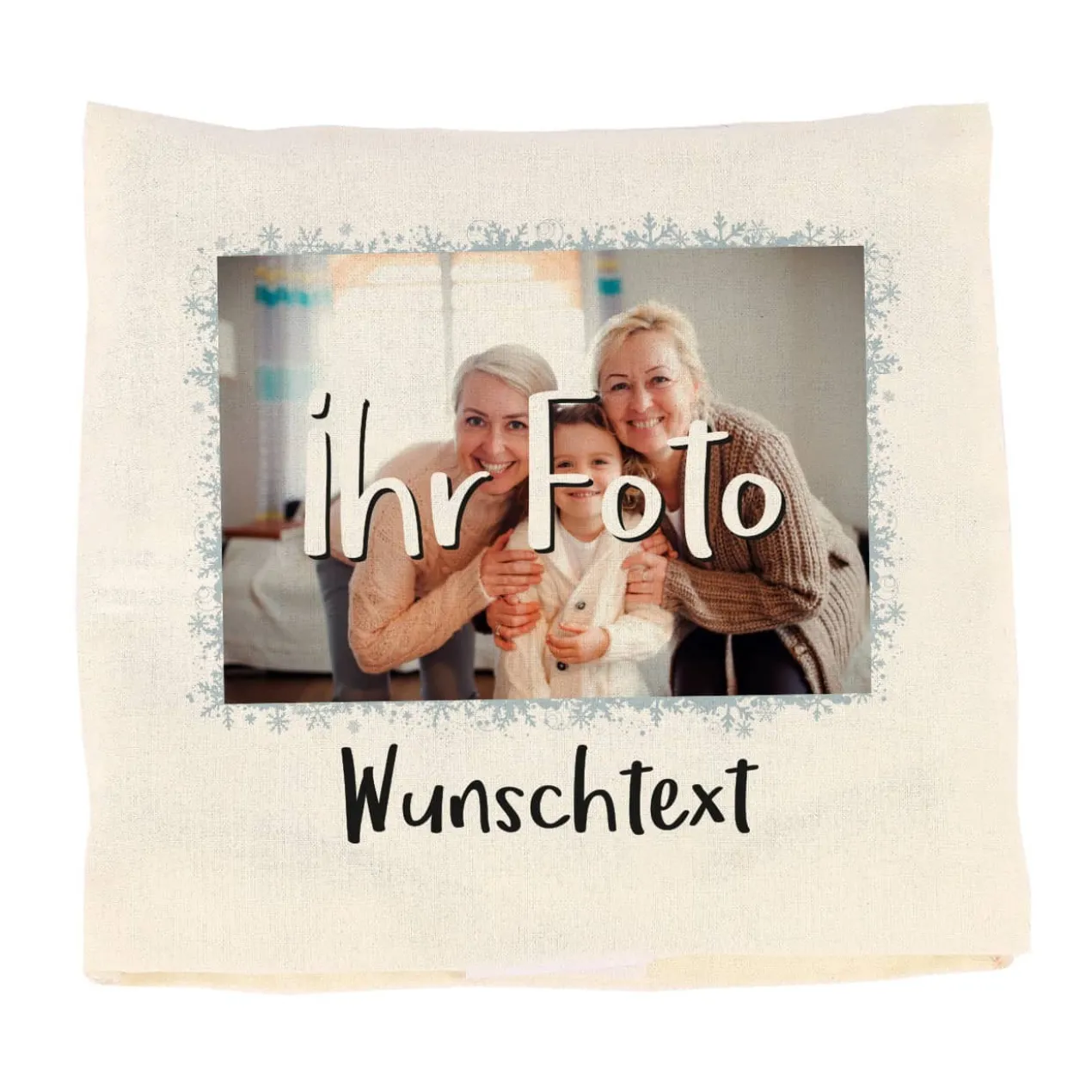 Persönliches Kirschkernkissen mit Ihrem Foto bedruckt
