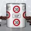 Persönliche Tasse - Achtung 30