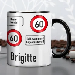 Persönliche Tasse - Achtung 60