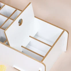 Personalisierbare clipfritz Stiftebox aus Holz für Kinder | Organizer als Geschenk zur Einschulung