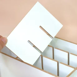 Personalisierbare clipfritz Stiftebox aus Holz für Kinder | Organizer als Geschenk zur Einschulung