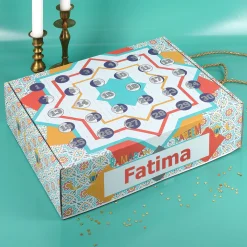 Personalisierbarer DIY Kalender zum Ramadan zum selbst Befüllen bedruckt mit 30 Mondphasen
