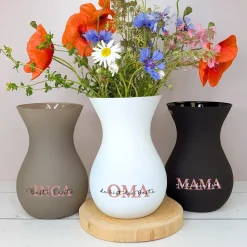 Personalisierbare Ritzenhoff Vase zum Muttertag mit Wunschtext | 3 Farben zur Auswahl