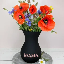 Personalisierbare Ritzenhoff Vase zum Muttertag mit Wunschtext | 3 Farben zur Auswahl