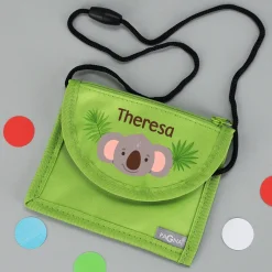 Personalisierbarer Koala Brustbeutel mit Name | Geschenk für Jungen | Farbauswahl