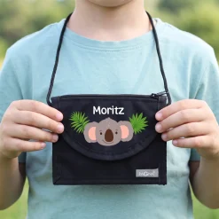 Personalisierbarer Koala Brustbeutel mit Name | Geschenk für Jungen | Farbauswahl