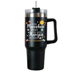 Personalisierbarer Thermobecher XXL als Geschenk für Erzieherinnen & Lehrer | 1,2 Liter Cup