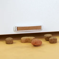 Personalisierbares clipfritz Katzenhaus mit Futterstation | Holz Haus mit Name für Katzen
