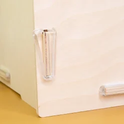Personalisierbare Spielzeugkiste aus Holz mit Deckel | clipfritz® Aufbewahrungsbox stapelbar