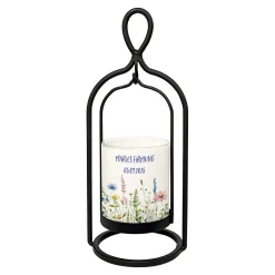 Personalisierbares Ritzenhoff Windlicht mit eigenem Text | Blumenwiese