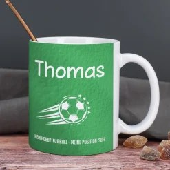 Personalisierbare Tasse mit Name & Text | Hobby-Motive