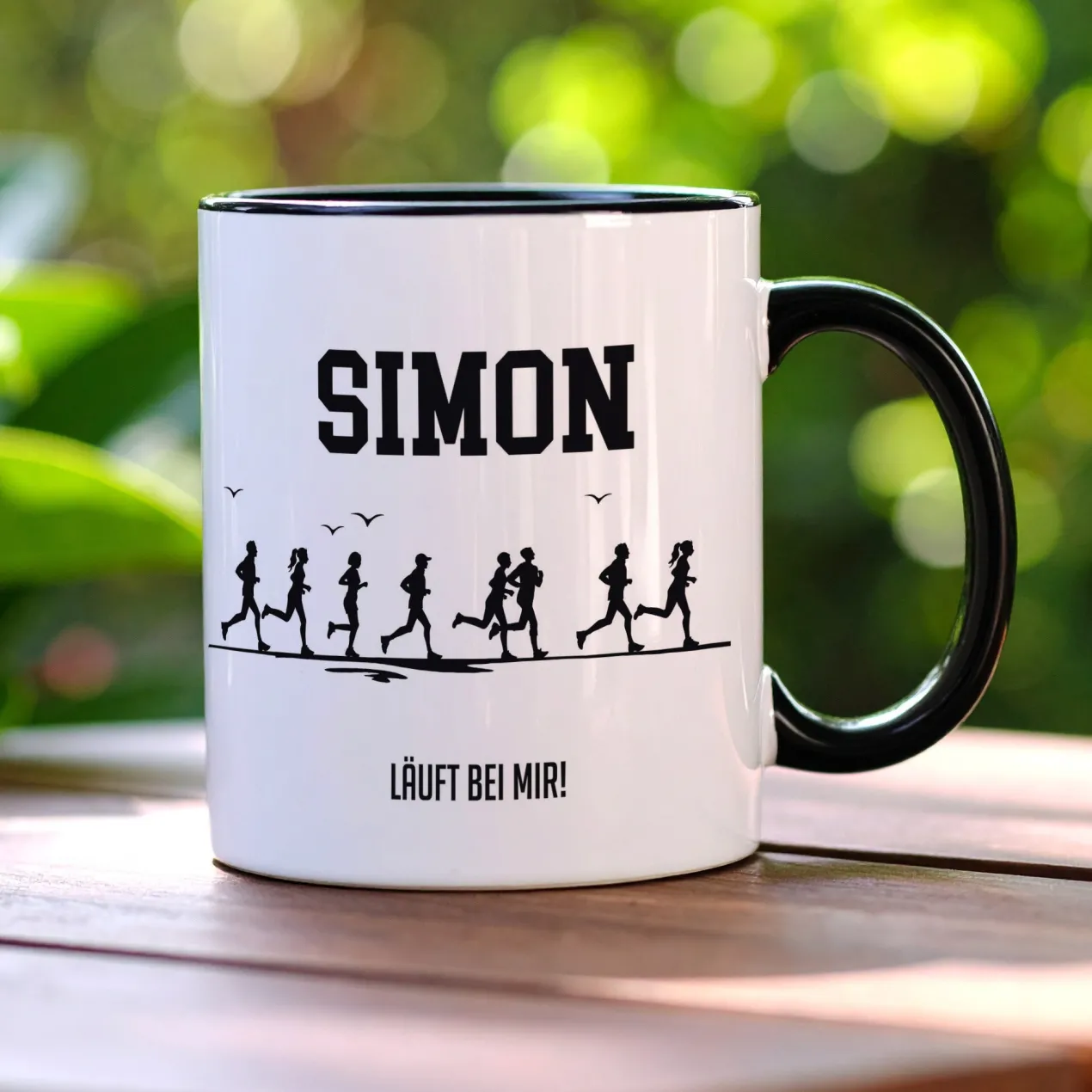 Personalisierbare Tasse mit Hobby-Motiven | Schriftart und Motiv wählbar