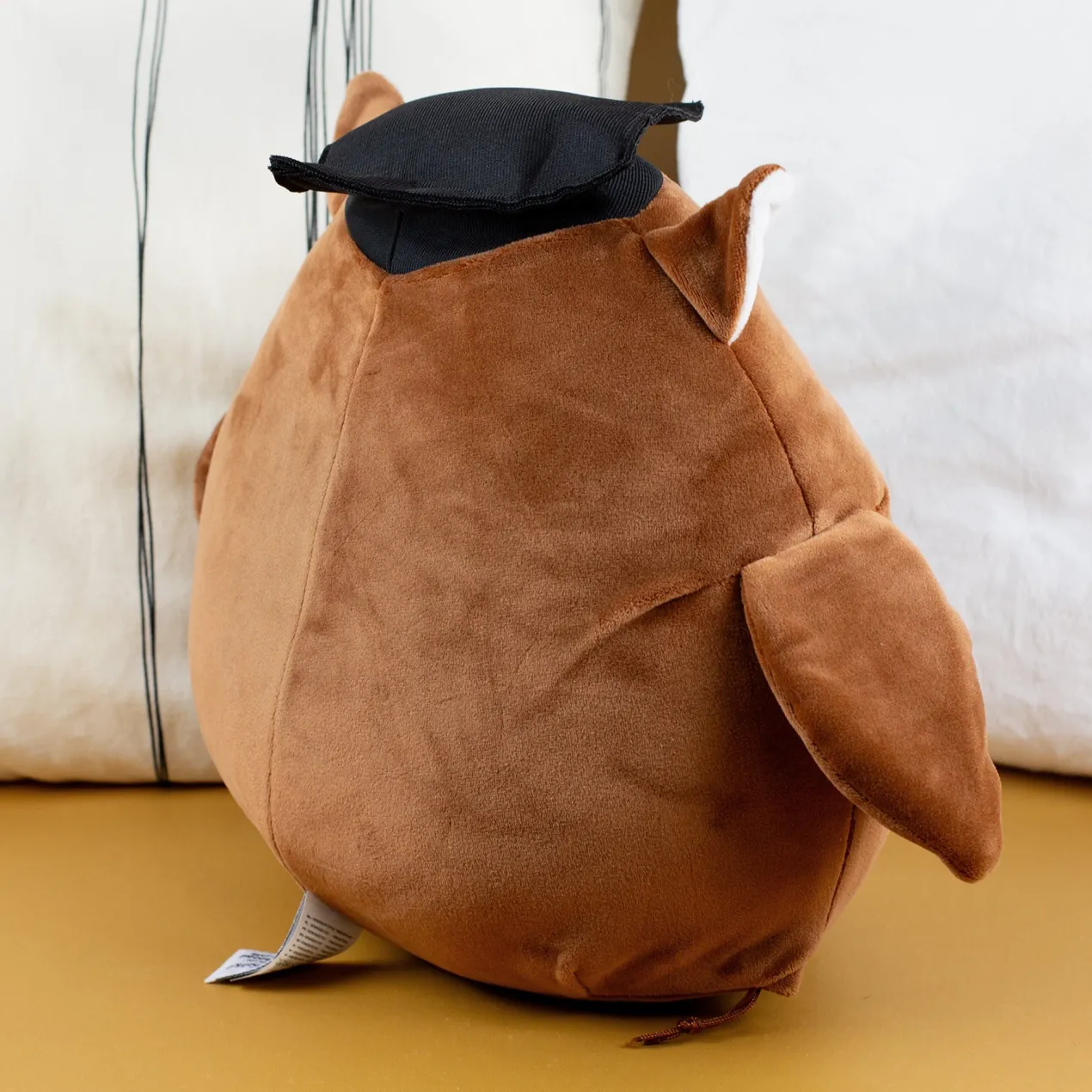 Personalisierte Abi-Eule 'Gratulation!' mit Name | Kuscheltier zum Schulabschluss & Abitur