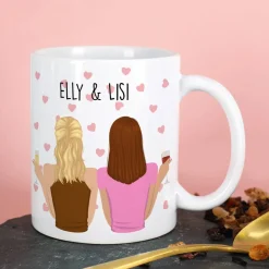 Personalisierte Beste Freundinnen Tasse als einzigartiges Geschenk