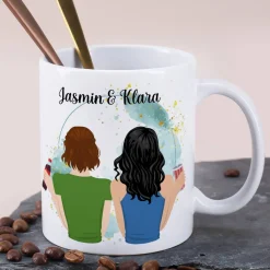 Personalisierte Beste Freundinnen Tasse als einzigartiges Geschenk