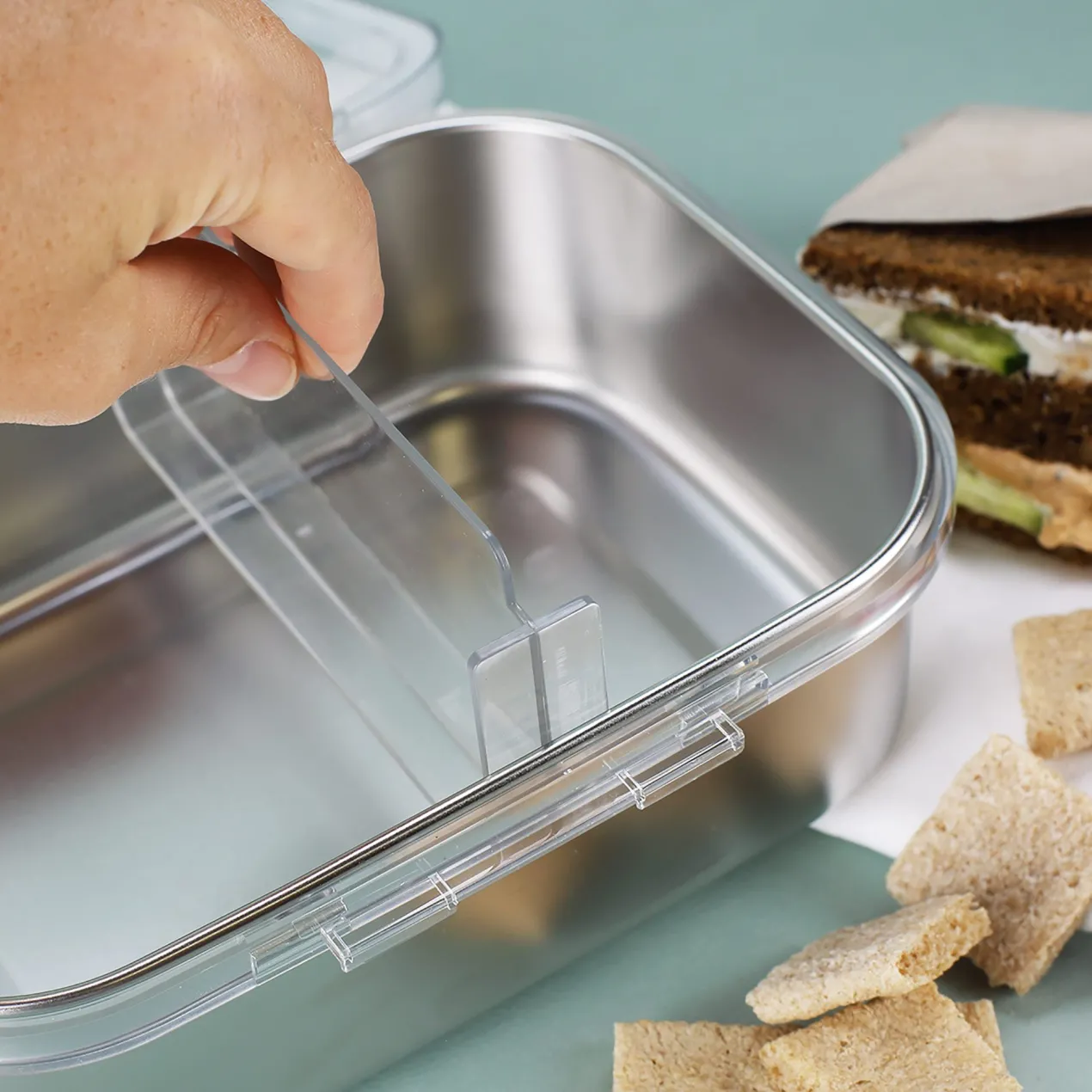 Personalisierte Edelstahl Brotdose für Mamas & Papas | Lunchbox zum Muttertag, Vatertag