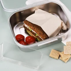 Personalisierte Edelstahl Brotdose für Wanderer – Der Berg ruft! Lunchbox