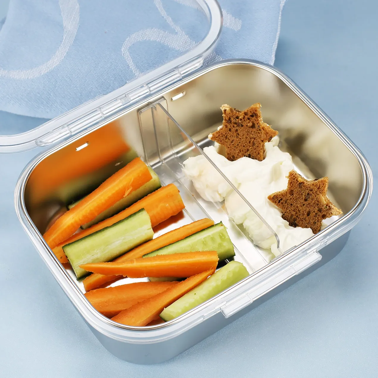 Personalisierte Edelstahl Brotdose für Handwerker | Lunchbox mit Spruch und Name