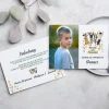 Personalisierte Einladungskarte zur 1. Heiligen Kommunion mit Foto & Wunschtext | Ihr seid meine Freunde
