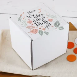Personalisierte Geschenkbox mit Name & Spruch | Wie schön, dass es dich gibt