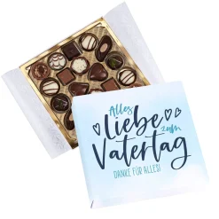 Personalisierte Lindt Pralinen - Alles Liebe zum Vatertag - Schokolade | Geschenk für Papa & Männertag