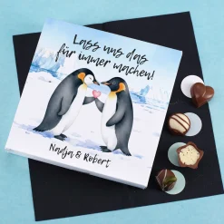 Personalisierte Lindt Pralinenbox 'Lass uns das für immer machen' | Geschenk zum Valentinstag